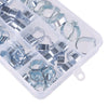 Doppelohrklemmen O Clips f��r Wasser, Kraftstoff, Luftschlauch - 80 St��ck