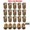 3 / 16 Brake Line Copper Brake Pipe 10mm X1mm Metric Male Tube Nuts