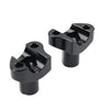 Harley Dyna Sportster Softail 2" Straight Handlebar Risers Black