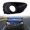 Jeep Compass Black Right Side Fog Light Bezels (2011-2017)