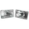 Landcruiser 80 Series 2 x Sealed Beams 6" x 4" Square 3 Pin 40/60W 12Volt