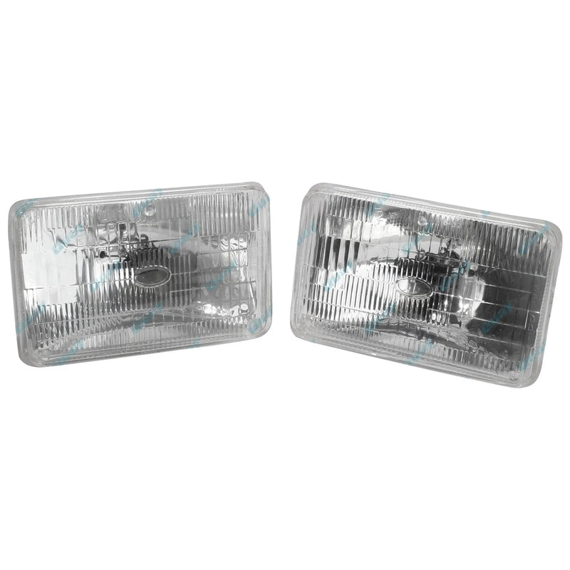Landcruiser 80 Series 2 x Sealed Beams 6" x 4" Square 3 Pin 40/60W 12Volt
