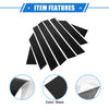 Nissan Altima 8 Pcs Black Door Window Trim Covers (2013-2018)