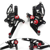 Kawasaki Ninja 250R 2008-2012 Aluminum Rear Footpegs (2 x Black)