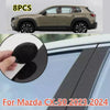 Mazda CX-50 8X Carbon Fiber Window Door Trim Pillar Posts Cover (2023–2024)