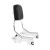 Harley Softail Heritage Black/Chrome Sissy Bar Backrest (2018-2025)