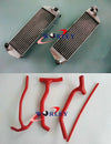 HUSQVARNA TE610 TE570 TE410 Aluminum Radiator + Red Hose (1993-2003)