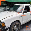 Nissan 720 Ute Black Side View Door Wing Mirrors (1980-1986)