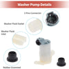 Nissan Windshield Washer Pump w/Grommet (2000-2006)