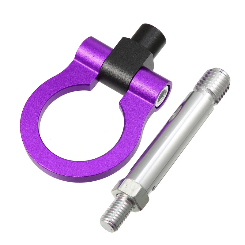 Honda Fit Purple Round Front Rear Bumper Trailer Ring Eye Towing (2010-2014)