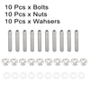 Honda Acura B C D F H K Series Engines 10 x Exhaust Manifold Bolt Studs