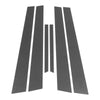 Mazda 6 (2003-2007) Carbon Fiber Black 6 Pcs Door Pillar Window Trim