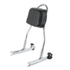 Harley Softail Fat Boy Chrome Detachable Sissy Bar Backrest (2000-2017)