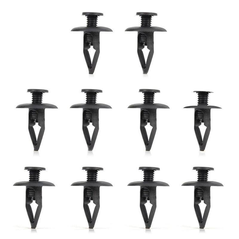 50 x Nylon Fastener Rivet Push-Type Retainer Clips