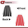 Toyota Corolla 6 x Car Door Pillar Window Trim (1998–2002)