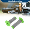 Hand Grips / 22 x 24 mm / Motorcycle Hand Grips Cover Soft Rubber Green 1 Pair