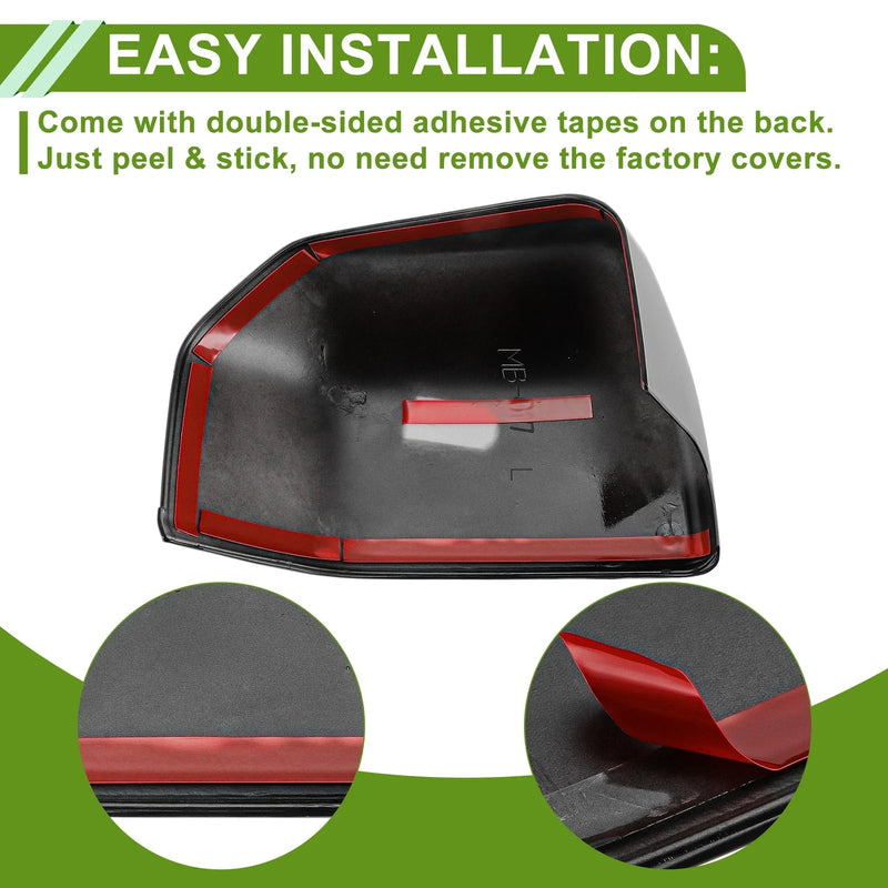 Ford F150 Left Right Side Mirror Cover Caps