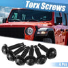 Jeep Wrangler (2007-2018) - 6 x Bolts Extra Long Black Torx Screws