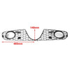 VW Golf 6 Mk6, Jetta Honeycomb Fog Light Mesh Grille (2009-2014)