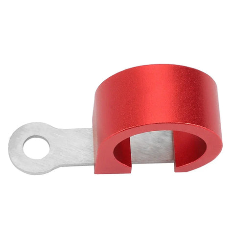 Honda CRF150R CRF450RX Red Front Brake Hose Guide Holder Clamp (2007-2025)