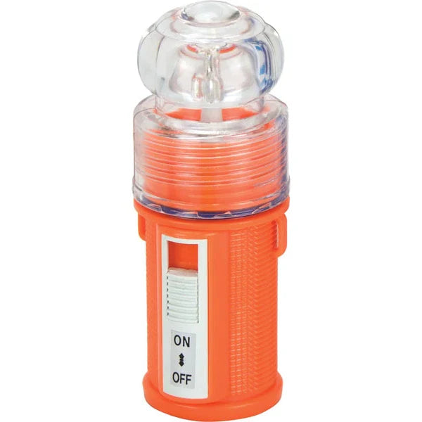 LED Safety Light Flashing White Waterproof Marker Light 3KM Visibility