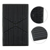 Beige PVC Car Foot Carpet Pad Heel Mat Pedal Patch Cover