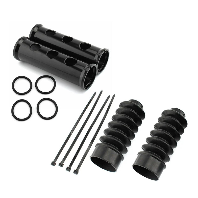 Harley Sportster XL 883 1200 Black Fork Shock Absorber Cover (2004-2023)