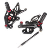 Suzuki GSR750 Steel Black Rearset Footpegs (2011-2016)