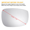 MAZDA CX-5 Right Side Heated White Mirror Glass (2017-2023)