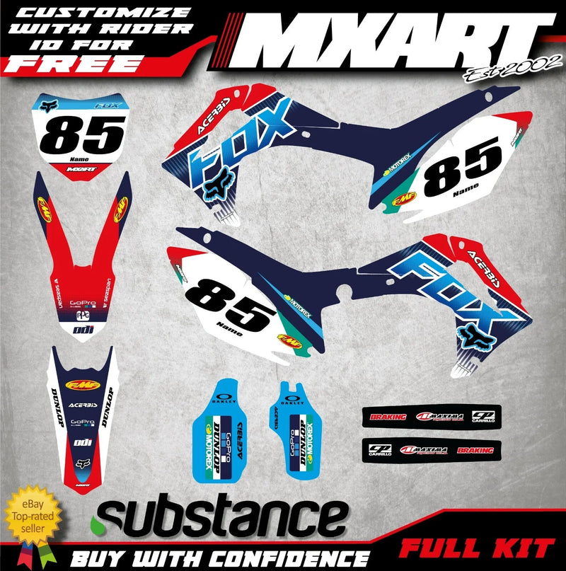Honda CRF 450F Foxy Style Graphic Kit (2013-2016)