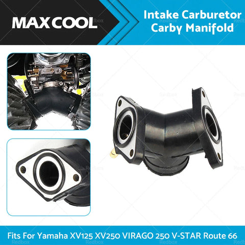 Yamaha XV125 XV250 VIRAGO 250 V-STAR Intake Carburetor Manifold (1988-2007)