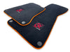 McLaren MP4 12C with Orange Trim Tailored Floor Mats Set (2011-2014)