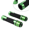 Harley & Honda Green 22MM 7/8" Handlebar Grips with Bar Ends