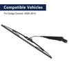 Dodge Grand Caravan 16 Inch Rear Windshield Wiper Blade Arm Set (2008-2010)