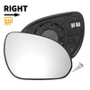Hyundai i30 Right Side Heated White Mirror Glass (2007-2012)