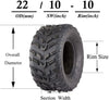 250cc 300cc Quad Dirt Bike ATV Buggy 10" Inch Rear Tyre 4PLY