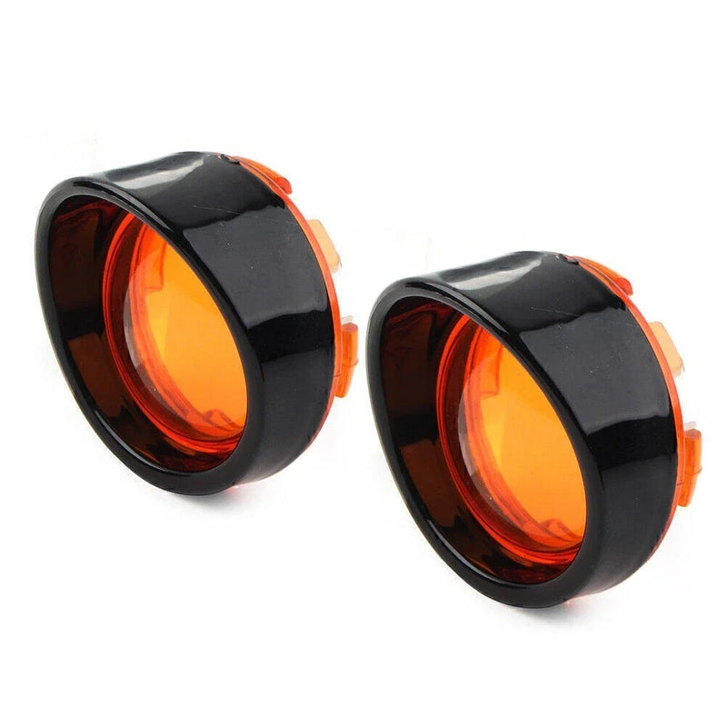 Harley Davidson Softail 2 x Turn Signal Light with Orange Lens
