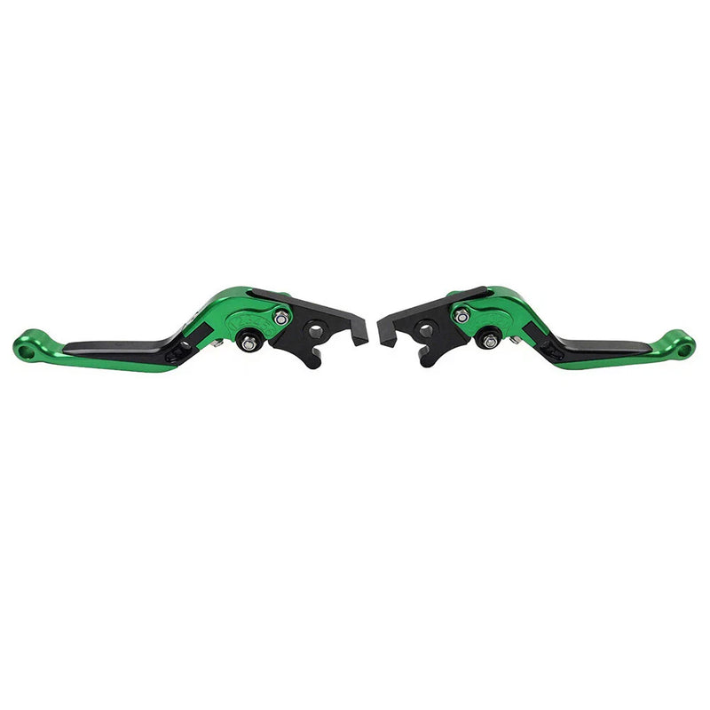 BMW F900R F900XR F750GS F850GS Green Extendable Brake Clutch Levers (2019-2023)