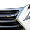 Car Auto Front Grille Car Sticker 2 x Aluminum Alloy Germany Flag