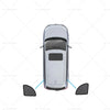 Mercedes Benz GLB X247 Magnetic Sun Shades (2020 - Present)