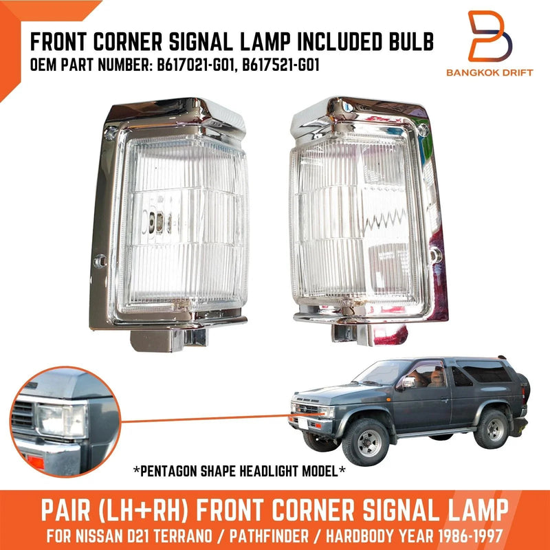 Nissan Navara D21 Front Corner Turn Signal Bulbs (1986-1997)