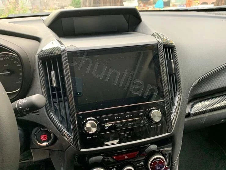 Subaru Forester 2019-2023 Carbon Fiber Front Air Vent Outlet Cover Trim