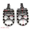 BMW R18 Classic Wide Black Driver Footpegs Kit (2020 - Present)