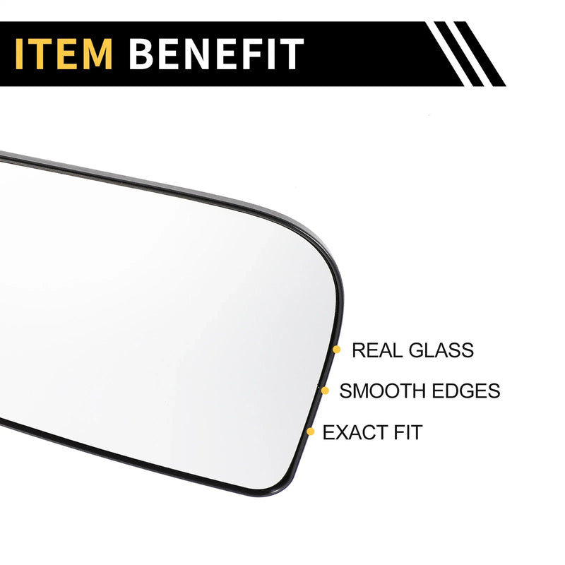 Dodge Ram 1500 Right Mirror Glass Replacement (2010-2023)
