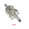 Gas Diesel Fuel Car 6MM One Way Check Valve Non Return Inline