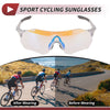 Motorcycle Set Motorcycle Riding Goggles Blue Lens White Gray Frame PC TPU