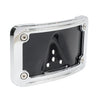 Harley Dyna Fat Bob Curved Laydown License Plate Frame Mount Bracket