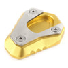 Kawasaki Z1000 Gold CNC Side Stand Kickstand Foot Plate Pad (2010-2018)