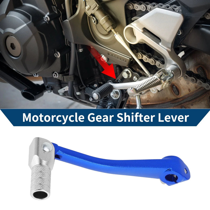 Bosuer 125 Blue Silver Tone Head Shifter Lever