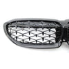 BMW 3 Series G20 (2019-2022) Glossy Black Front Bumper Upper Mesh Grille